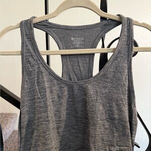 Athleta Charcoal Racerback Tank